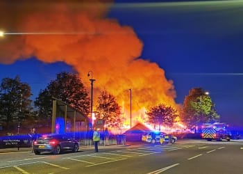 Homes evacuated as firefighters tackle major fire in Workington