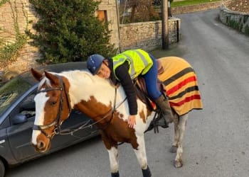 Woman horserider involved in A6 collision released from hospital – and raising money