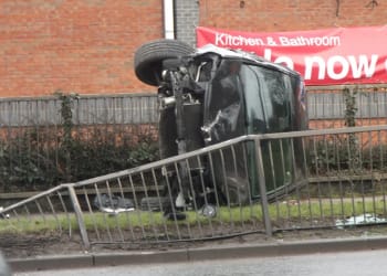 Carlisle man crashes car on Georgian Way