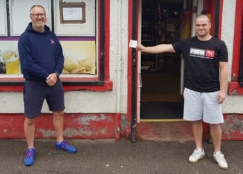 Post Office raffle raises £250 for St Bees RNLI