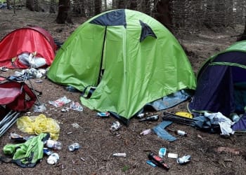 Police and partners tackle wild camping
