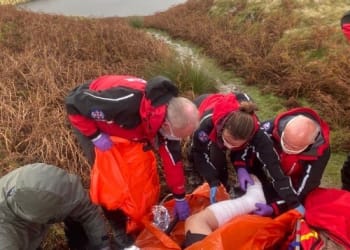 Woman hurt in Hallin Fell fall