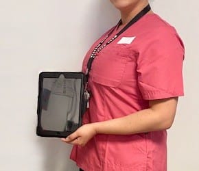Helping patients to communicate with their loved ones virtually