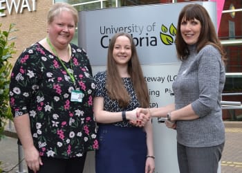Nursing student Fay proud to win excellence prize
