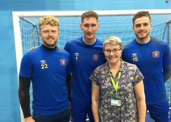 Health fair scores highly with Cumbria university staff