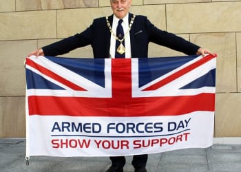 Cumbria County Council fly the flag for our Armed Forces