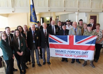 SLDC flies the flag for Armed Forces Day