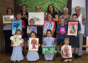 Langwathby C of E School prepares to host Cumbrian art extravaganza