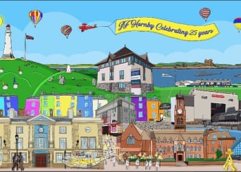 Stunning original artwork marks 25th anniversary of leading accountancy firm