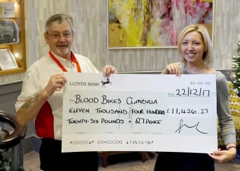 Lake District Hotels Ltd exceeds their annual fundraising, with a grand total of £11,426.27