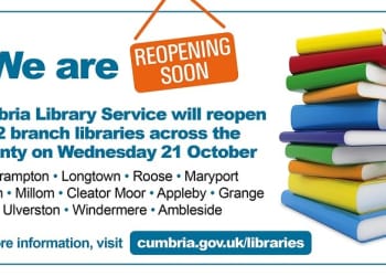 Cumbria County Council’s branch libraries set to re-open next month