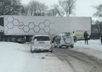 Amber snow warning issued for Cumbria