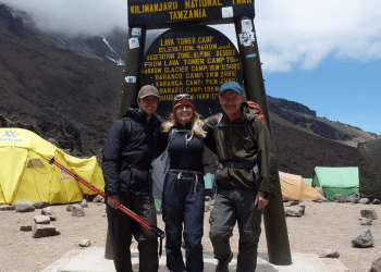 Father and daughter aim for peak performance
