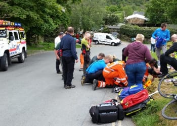 Cyclist flown to hospital after Buttermere crash