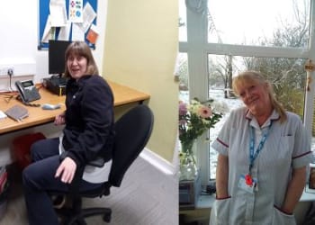 Health staff providing critical community care
