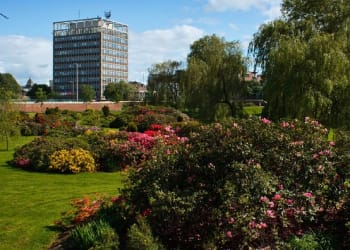 Abseil down Carlisle Civic Centre for homeless charity