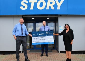 Story Homes and Story Contracting donate over £28,000 to mental health charity Mind