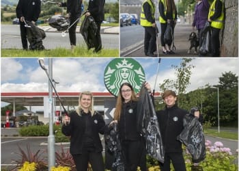 Cockermouth Starbucks and Allerdale Borough Council launch litter-picking scheme