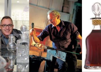 Cumbria Crystal manufacture crystal decanters for rare £1650 limited edition cognac