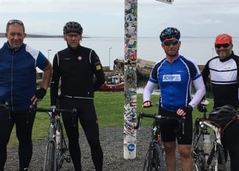 Cumbrians cycle 500 miles in 5 days for charity
