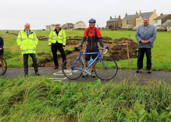 Work begins on new cycleway for Solway Coast