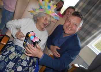 Mayor judges Whitehaven care home Easter bonnet competition