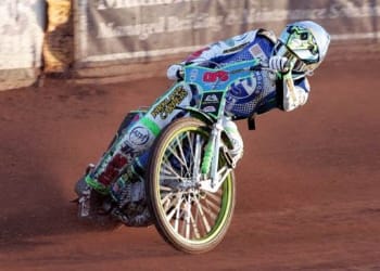 Dan Bewley on the mend after breaking his leg in five places