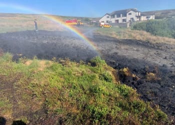 Cumbria firefighters help tackle moorland blazes in Lancashire and Yorkshire