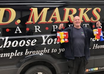 Many miles travelled and over 100 collection boxes delivered to support local hospice