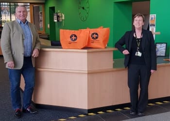 Carlisle school gifted 850 tote bags for students