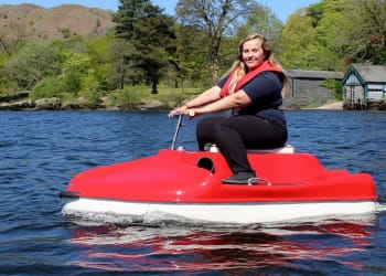 Lakeland backdrop sees 1950s ‘water scooter’ brought back to life