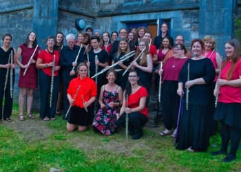 Joint Flute Orchestra concert at Sunbeams Music Centre, nr Penrith