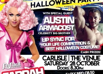 Ru Paul’s Farrah Moan and Austin Armacost confirmed for Carlisle Halloween Party