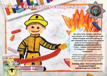 Children invited to enter Draw a Firefighter competition