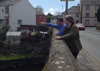 Clark Vasey meets Flooding Minister