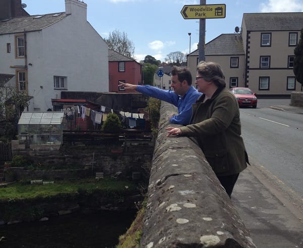 Clark Vasey and Therese Coffey