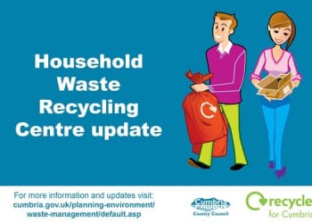 Cumbria’s Household Waste and Recycling Centres are open – but expect delays