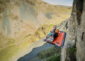 Honister takes ‘Room with a View’ to a new level with brand new Cliff Camping experience