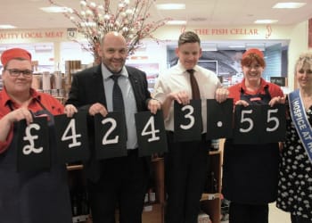 Cranstons raise £4243 for Hospice at Home Carlisle and North Lakeland