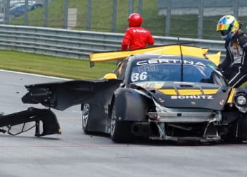 Alex MacDowall escapes injury after Rd5 collision at Red Bull Ring