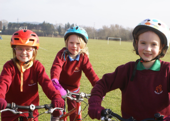 Students cycle equivalent distance of school to Barcelona