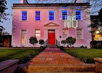 Workington museum turns blue for the NHS