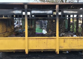 Cleator Moor recycling bank damaged in arson attack