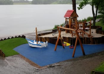 Newly refurbished Talkin Tarn play area opens