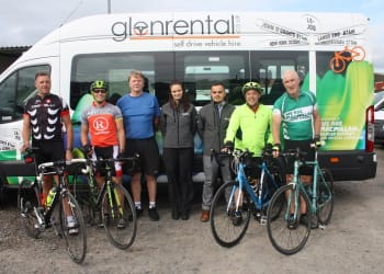 Unique support vehicle for LEJOG charity cyclists