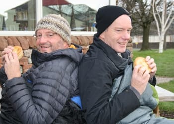 Pie-ping hot support for winter warmth appeal