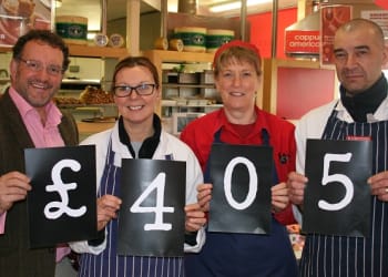 Cranstons raise over £400 for Winter Warmth Appeal