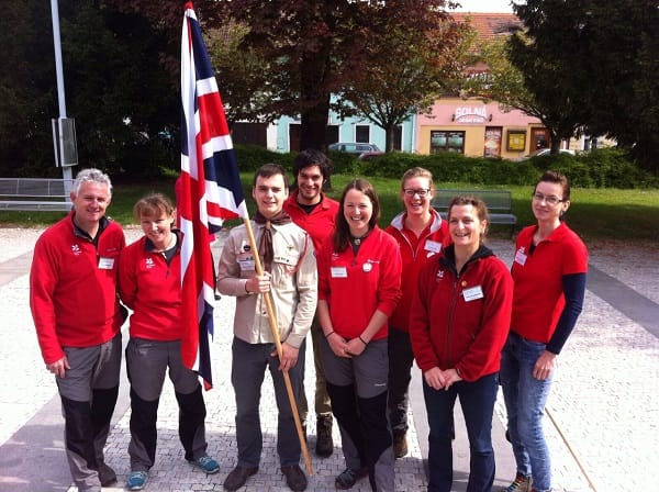 Lake District Rangers representing the National Trust at the European Ranger Congress.