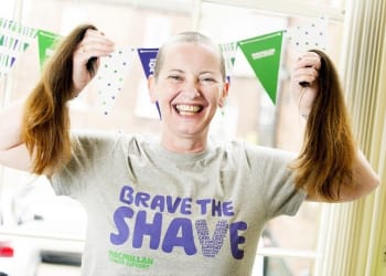 Law firm employee braves the shave for Macmillan