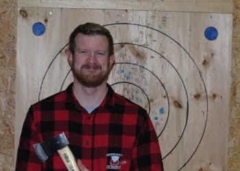 Axe throwing comes to the Lumber Lounge